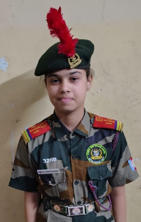 चिकसाना गांव की बेटी रक्षिता चौधरी का सैनिक स्कूल में चयन, पहले नेशनल कराटे खेल टूर्नामेंट में जीत चूकी है सिल्वर मेडल